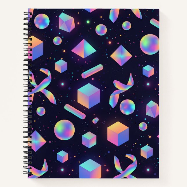 Journal esthétique d'espace 3D holographique (Devant)