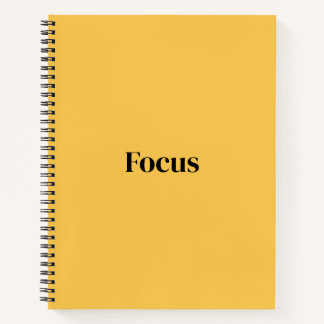 Journal esthétique jaune pour étudiant pour la pro