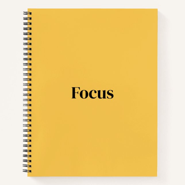 Journal esthétique jaune pour étudiant pour la pro (Devant)