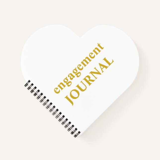 Journal et Livre de Mémoire de Fiançailles | Fianç (Devant)