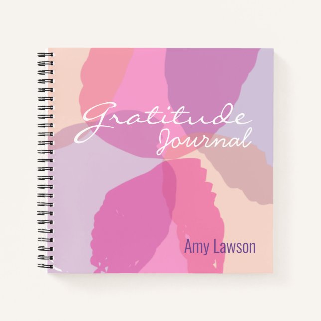 Journal Féminine Rose Gratitude (Devant)