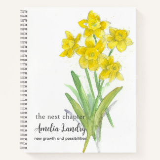 Journal Fleur d'Anniversaire de Mars Jonquilles