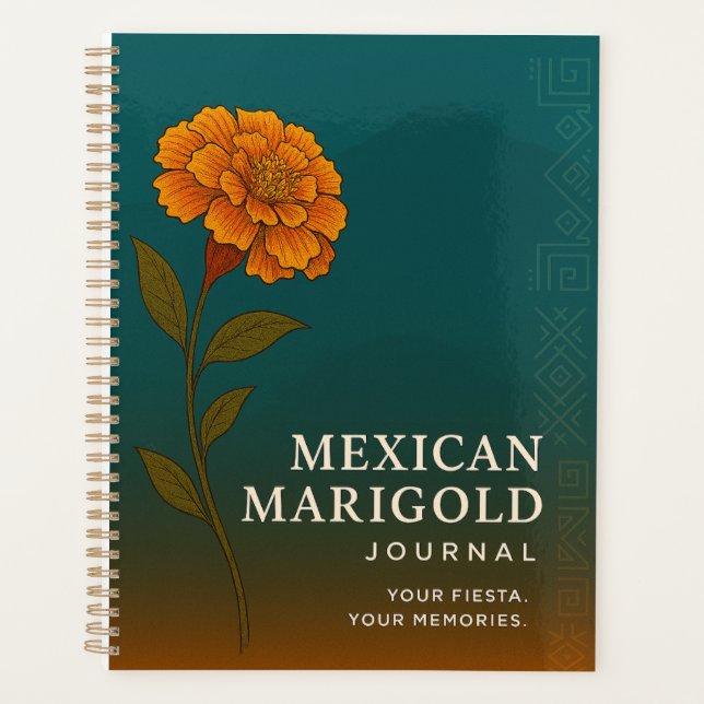 Journal Fleur d'Oeillet Mexicain : Cahier Inspiré  (Devant)