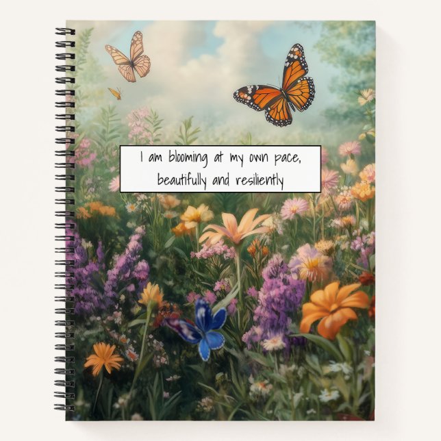 Journal Fleur sauvage en floraison (Devant)