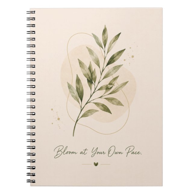 Journal Fleurir à Votre Propre Rythme (Devant)