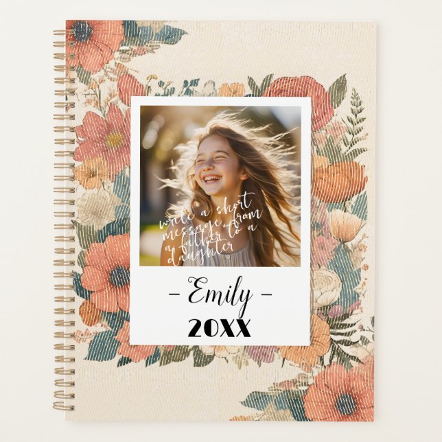 Journal Floral de Souvenir pour Réflexions 20XX (Devant)