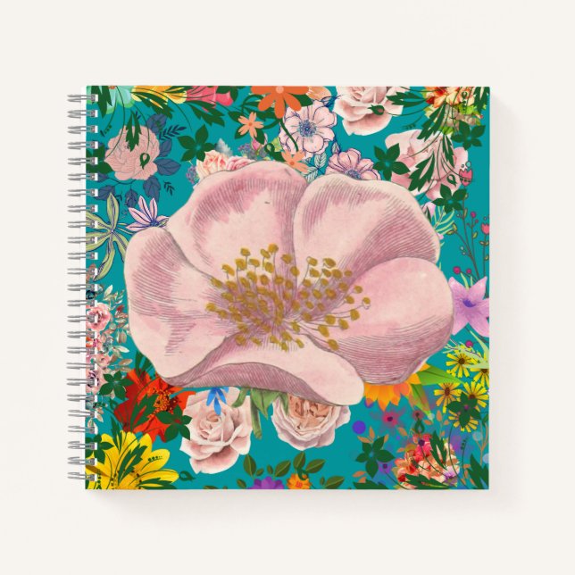 Journal floral fillette (Devant)
