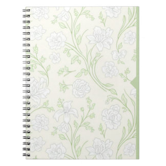 Journal floral jaune ensoleillé Fleurs blanches jo