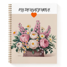 Journal floral mou