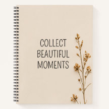 Journal floral pour souvenirs
