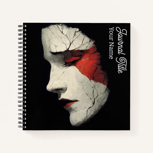 Journal Fractured Grace — Nom et titre personnalis (Devant)