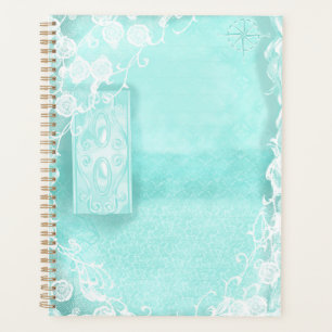 Journal intime de style Aqua et dentelle