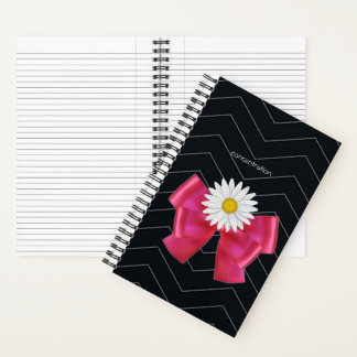Journal, journal en chevron noir, journal des cade