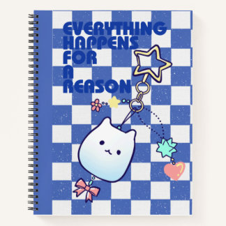 Journal Kawaii Esthétique Bleu Mignon, Motivationn