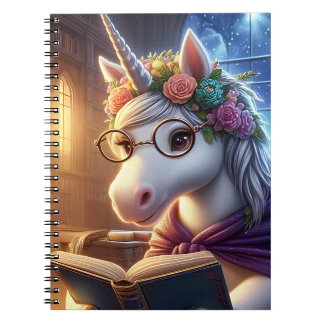 Journal - livre de lecture unicorne (Devant)