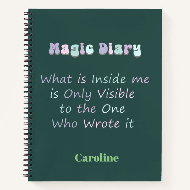 Journal magique amusant (Devant)