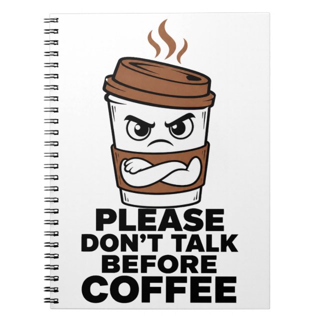 Journal 'Ne Parlez Pas Avant Le Café' (Devant)