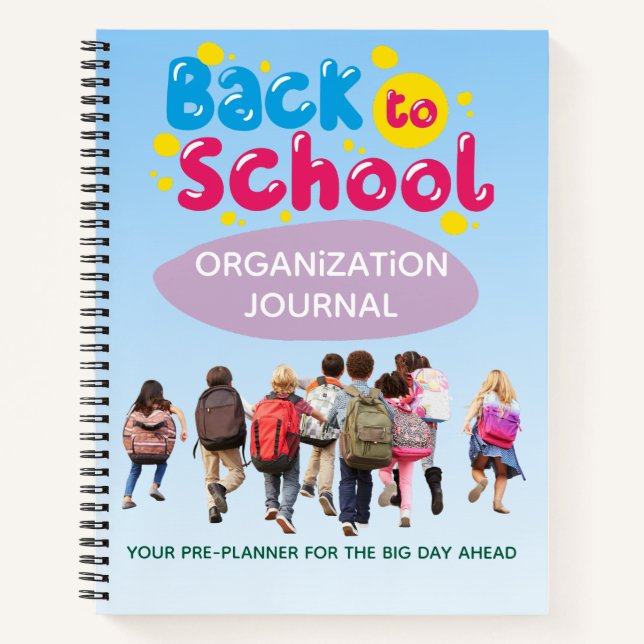 Journal organisationnel de rentrée scolaire (Devant)