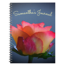 Journal ou Carnet personnalisable rose