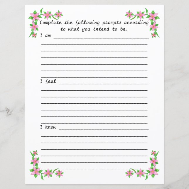 Journal Papier Je suis je sens que je sais, rose f (Devant)