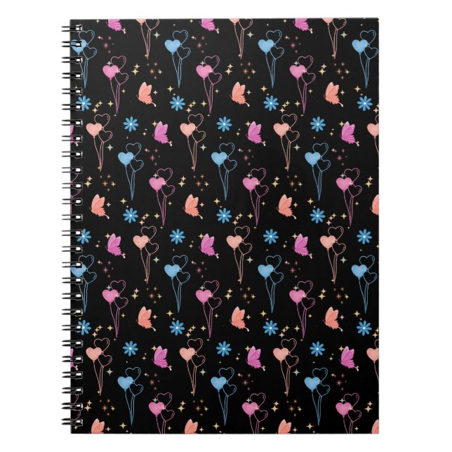 Journal Papillons et Étoiles de Nuit Enchantée (Devant)