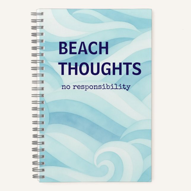 Journal Pensées de Plage | Vibes de Plage (Recto)