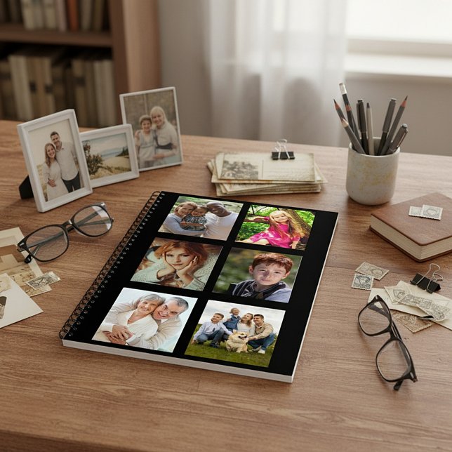 Journal personnalisé avec carrés multi-photos (Créateur téléchargé)