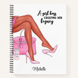 Journal personnalisé, Carnet de fille noire person