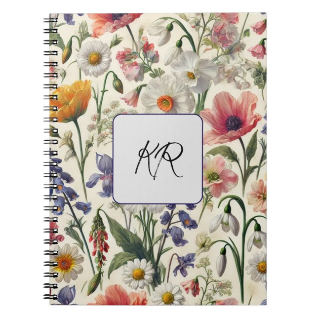 Journal personnalisé dans Belle Botanique Imprimer (Devant)