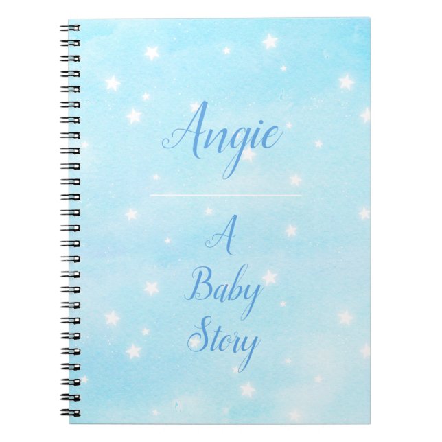 Journal personnalisé de bébé (Devant)
