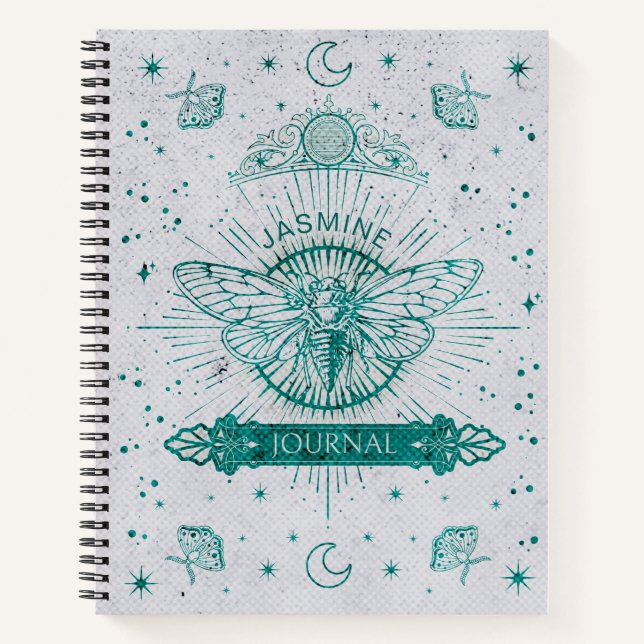 Journal personnalisé de la lune céleste (Devant)