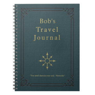 Journal personnalisé de Vintage voyage