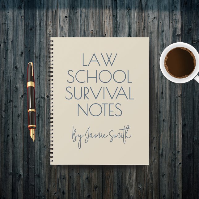 Journal personnalisé drôle pour avocat, Journal d' (Custom Legal Notebook for Law Students — Personalized Law School Survival Journal for Future Lawyers)