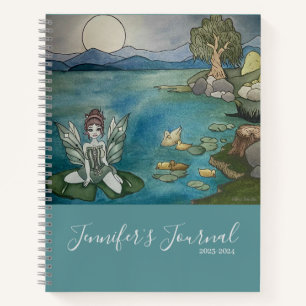 Journal personnalisé "Enchanted Lily Pond"