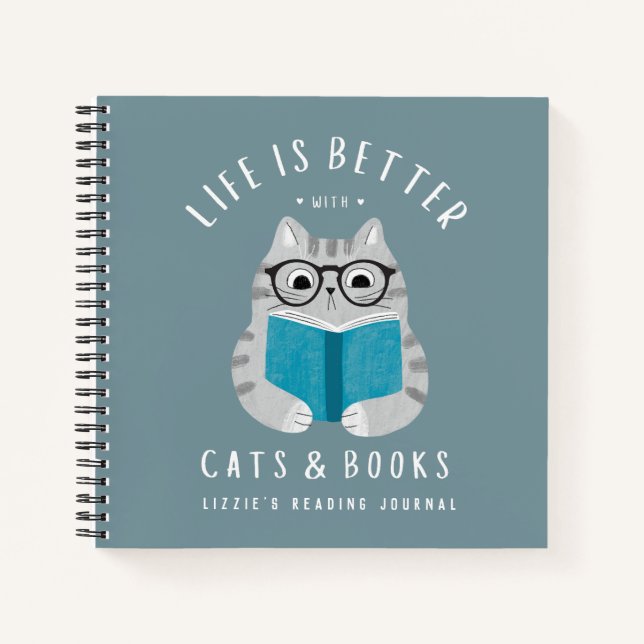 Journal personnalisé Lecture du livre (Devant)