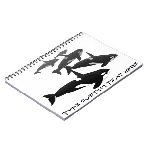 Journal personnalisé par carnet d'épaulard d'orque