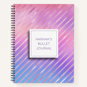 Journal personnalisé Pastels Bullet
