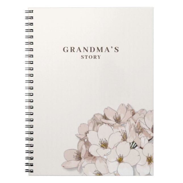 Journal personnalisé pour grand-mère  (Devant)