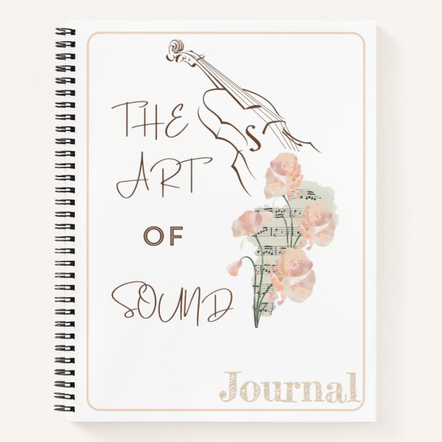 Journal personnalisé 'Romance dans chaque page' (Devant)