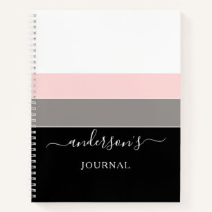 Journal personnalisé simple moderne