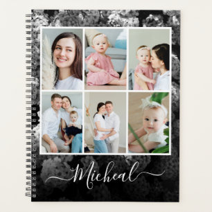 Journal personnalisé vintage noir et blanc
