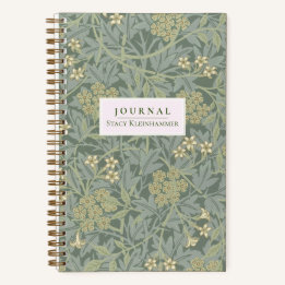 Journal personnalisé William Morris Jasmine Dotée