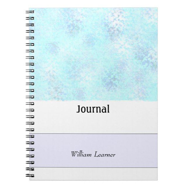Journal personnel Blue Spatter (Devant)