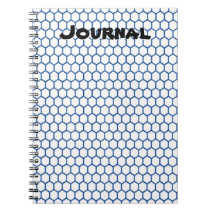 Journal personnel du Motif Honeypeb bleu