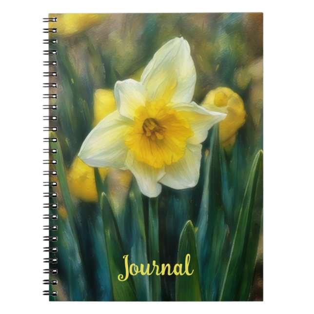 Journal personnel Fleur jaune de Jonquille (Devant)