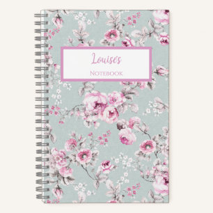 Journal Personnelisé Rose Vintage