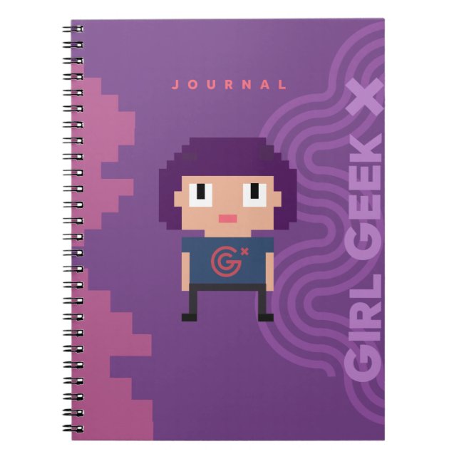 Journal - pourpre - lutin (Devant)