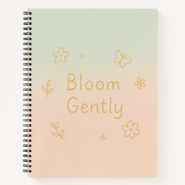 Journal quotidien minimal élégant  (Devant)