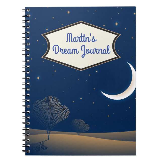 Journal rêveur personnalisé (Devant)