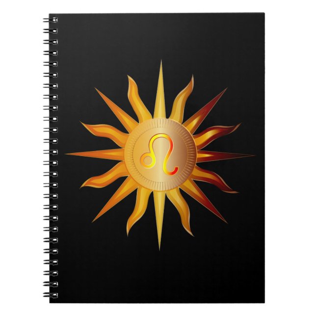 Journal rouge et or du signe de naissance du feu d (Devant)